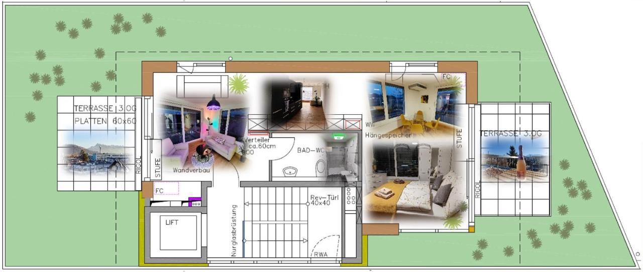 Penthouse Flat Carolina In Salzburg Stadt المظهر الخارجي الصورة